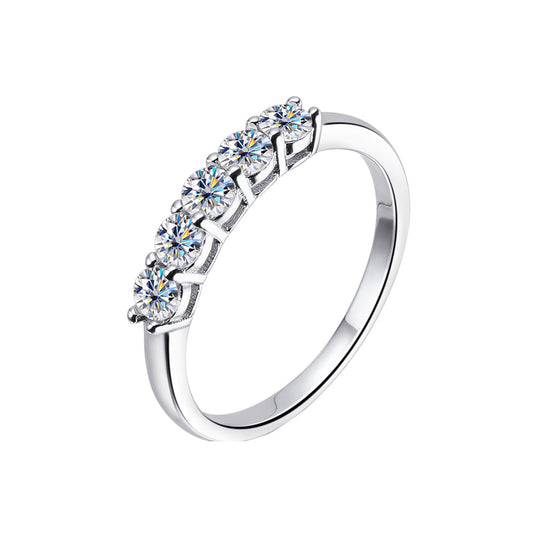 Five Round Stone Ring