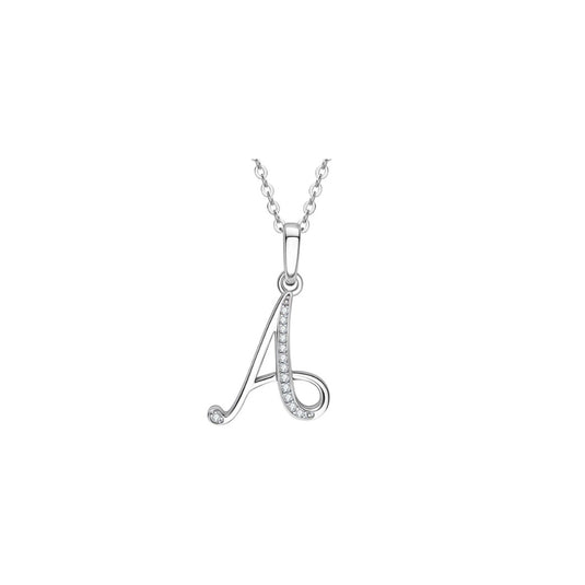 Cursive Initial Letter Pendants