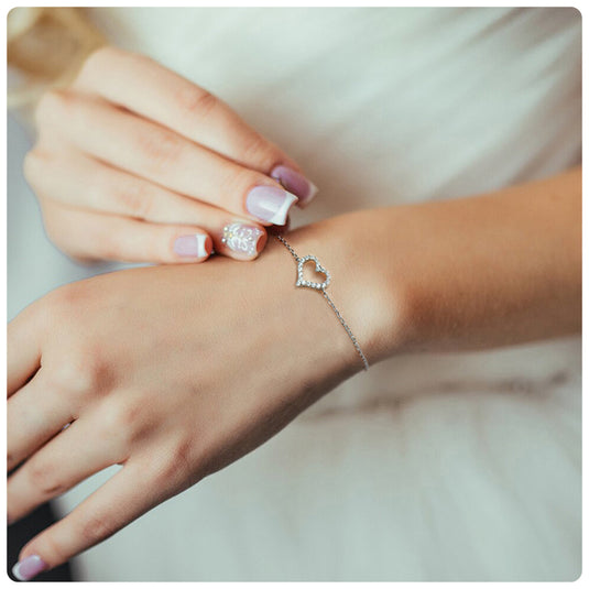 Heart Charm Bracelet