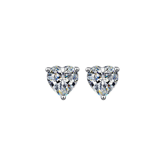 Heart Cut Studs