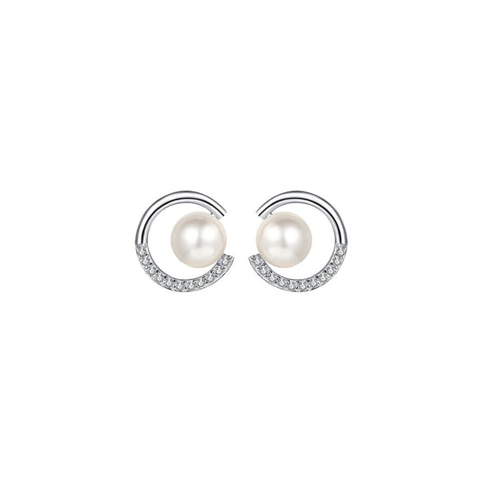 Pearl C Studs