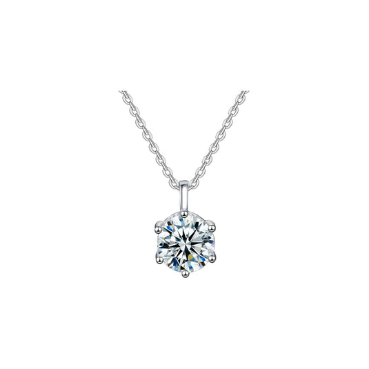 Round Solitaire Pendant