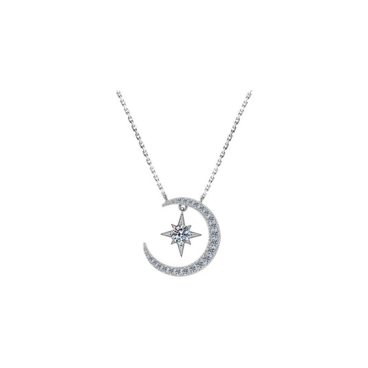 Moon Star Charm Pendant