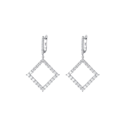 Diamond Dangle Earrings