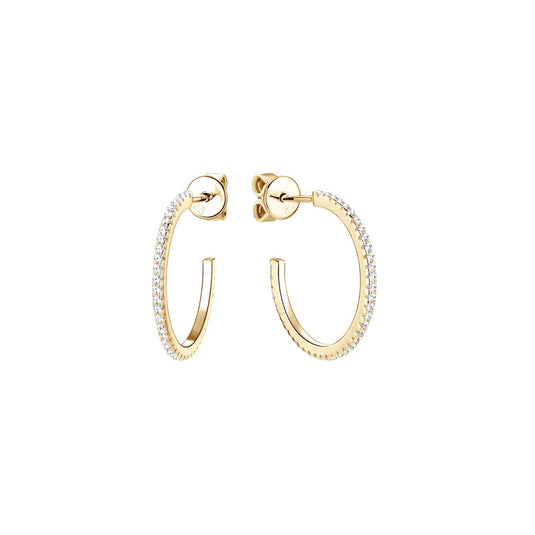 J Hoop Earrings
