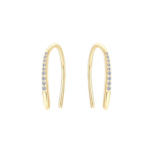 U Drop Earrings