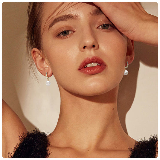 Pearl Dangle Earrings