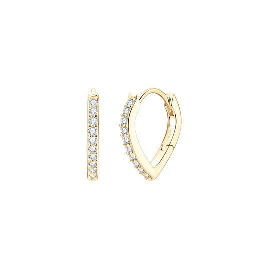 Pointy Huggie Earrings