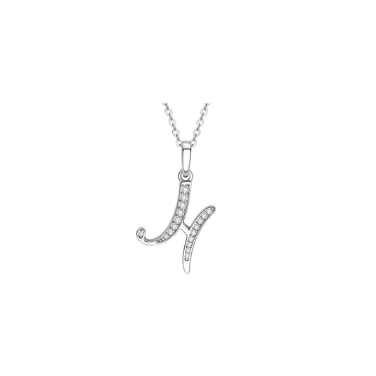 Cursive Initial Letter Pendants