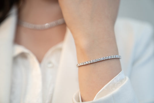 One Row Tennis Bracelet