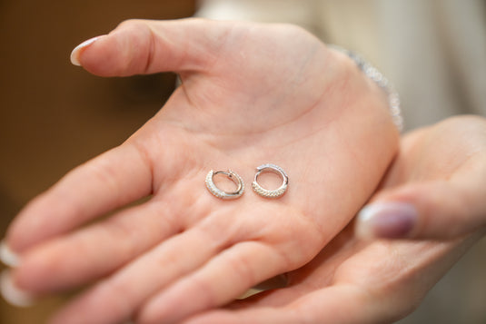 Round Huggie Earrings
