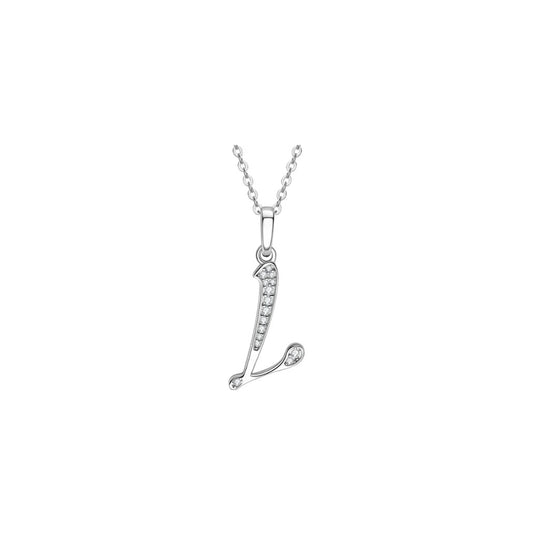 Cursive Initial Letter Pendants