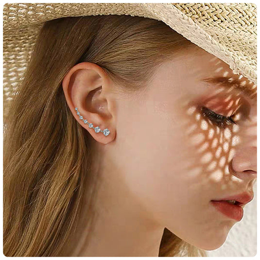 Curved Ear Climbers