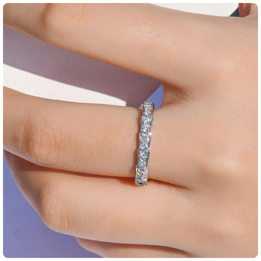Angled Eternity Band