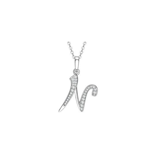 Cursive Initial Letter Pendants