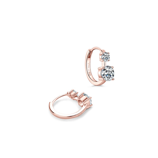 Double Huggie Earrings
