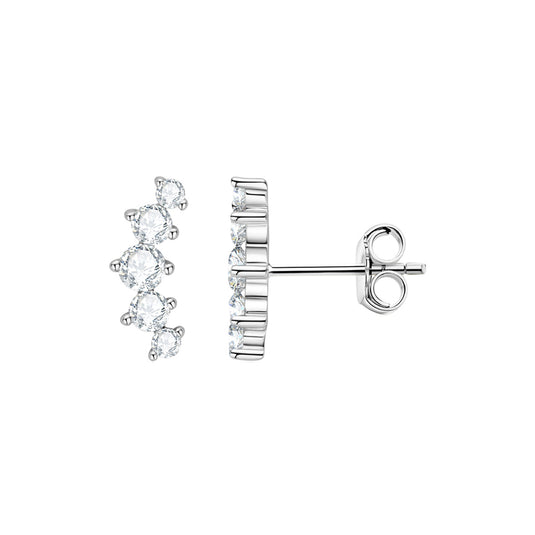 Moon Curve Studs