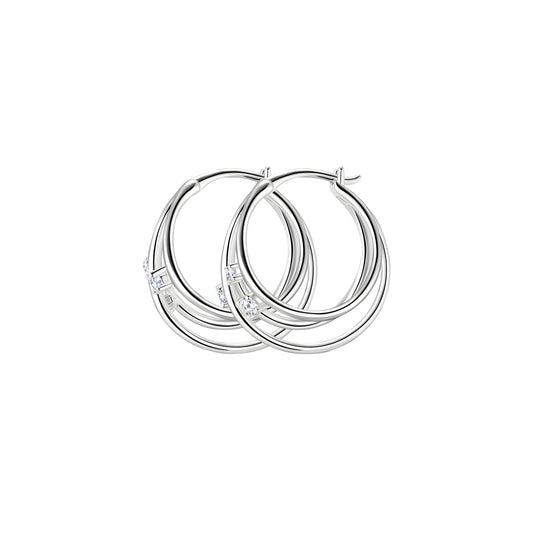 Triple Hoops Earrings