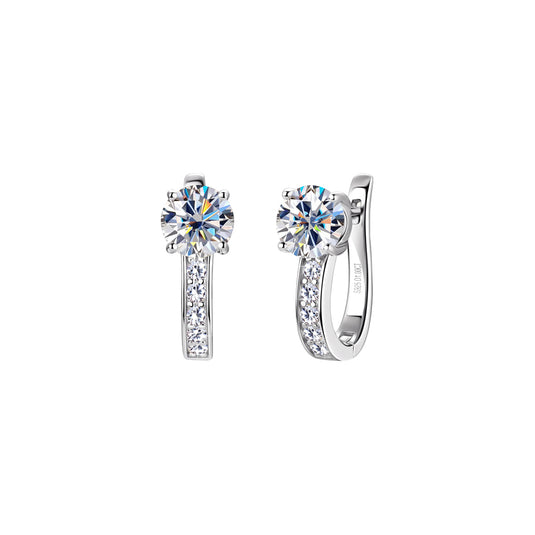 U Huggie Earrings
