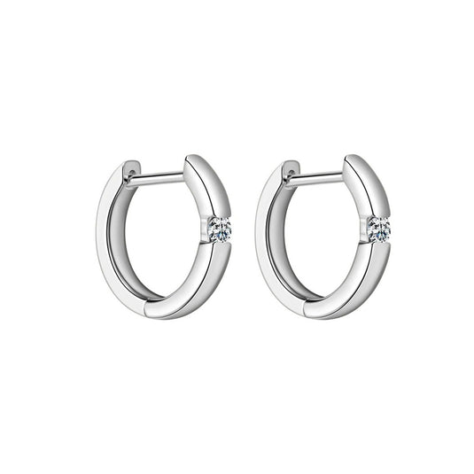 Round Huggie Earrings