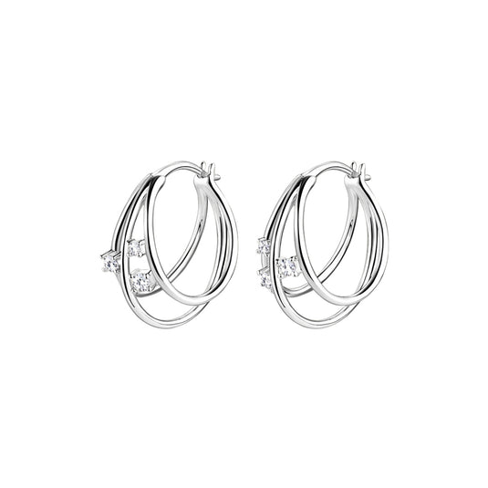 Triple Hoops Earrings
