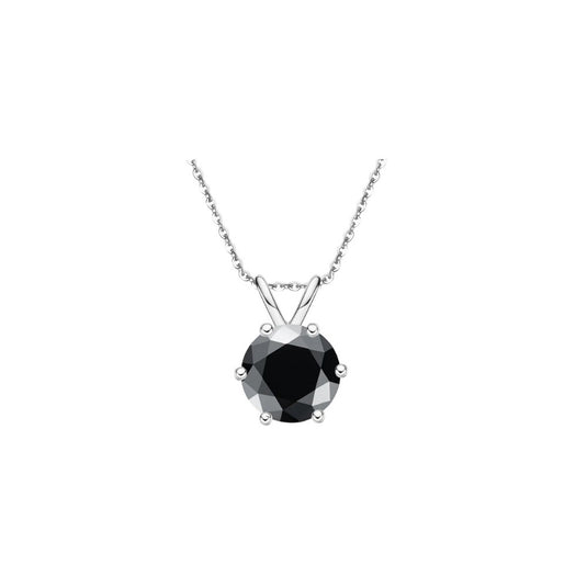 Black Solitaire Pendant