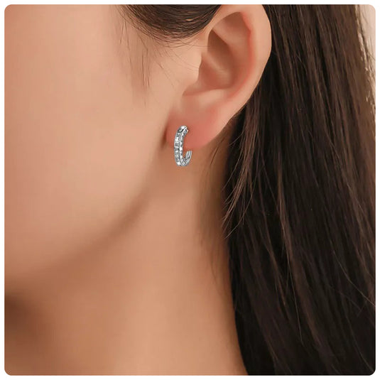 Sparkle Huggie Earrings