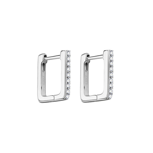 Square Huggie Earrings