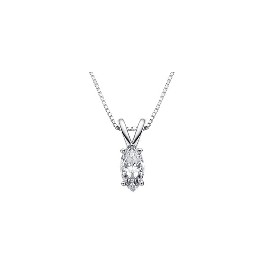 Marquise Solitaire Pendant