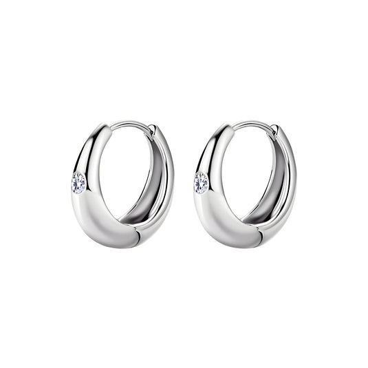 Chunky Huggie Earrings