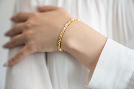 One Row Tennis Bracelet