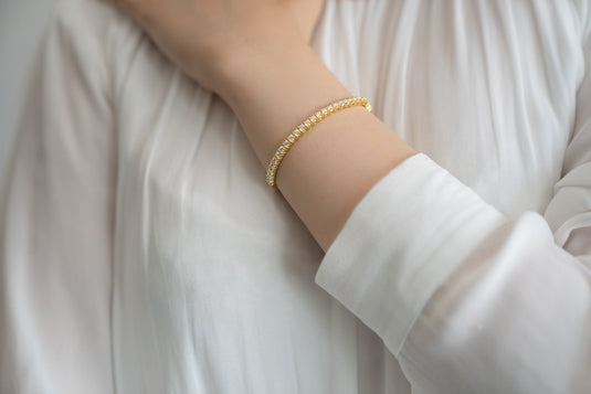 One Row Tennis Bracelet