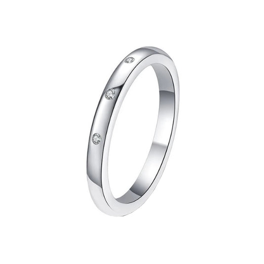 Three Stones Stackable Band
