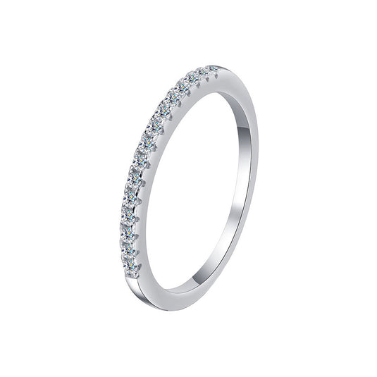 Half Pave Stack Band