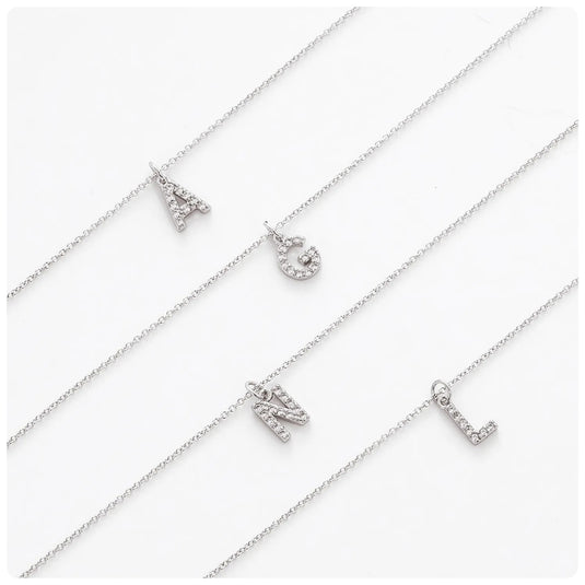 Small Initial Letter Pendants