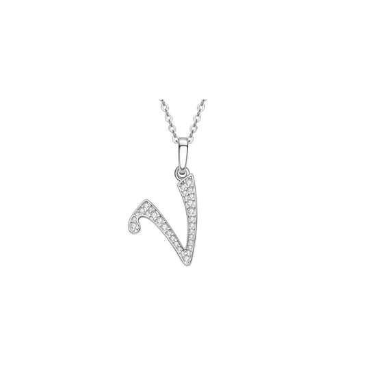 Cursive Initial Letter Pendants