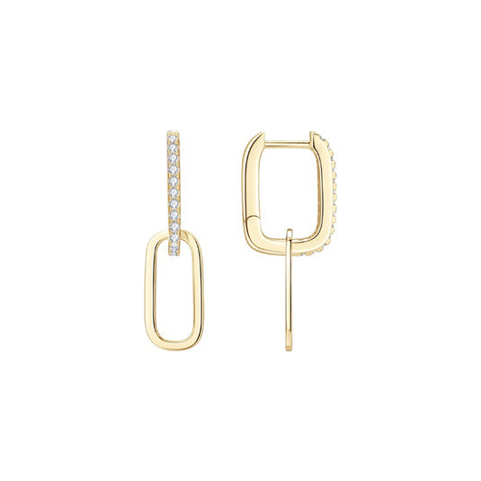 Paperclip Detachable Earrings