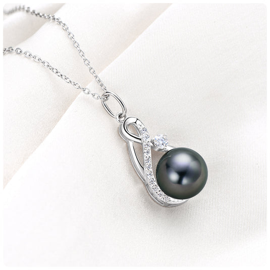 Tahitian Pearl Halo Pendant
