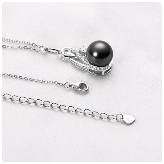 Tahitian Pearl Halo Pendant