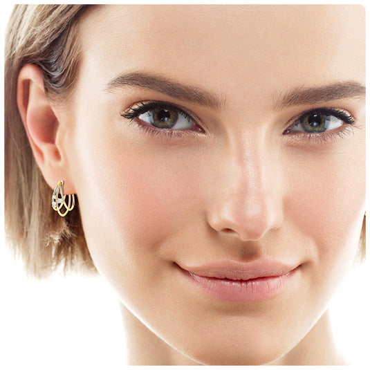 Triple Hoops Earrings
