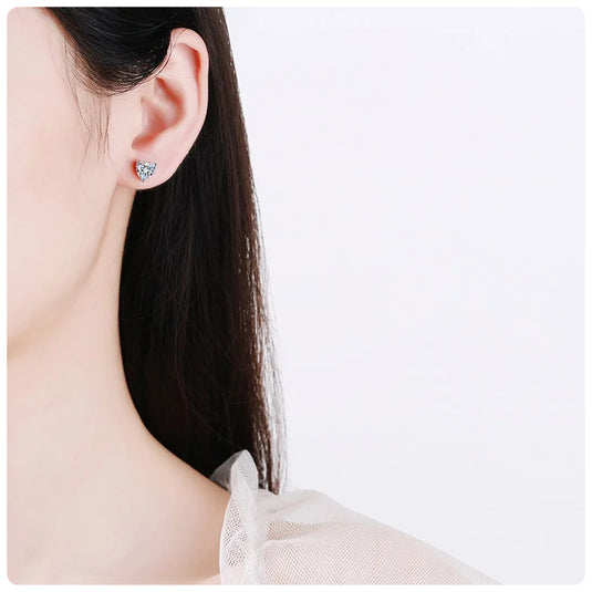 Heart Cut Studs