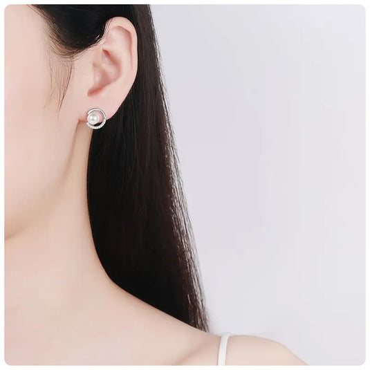 Pearl C Studs