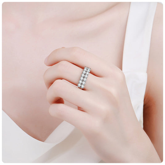 Double Round Row Half Band