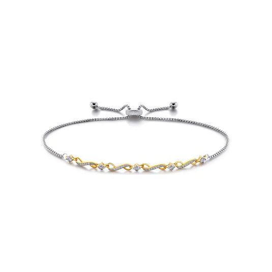 Infinity Row Adjustable Bracelet