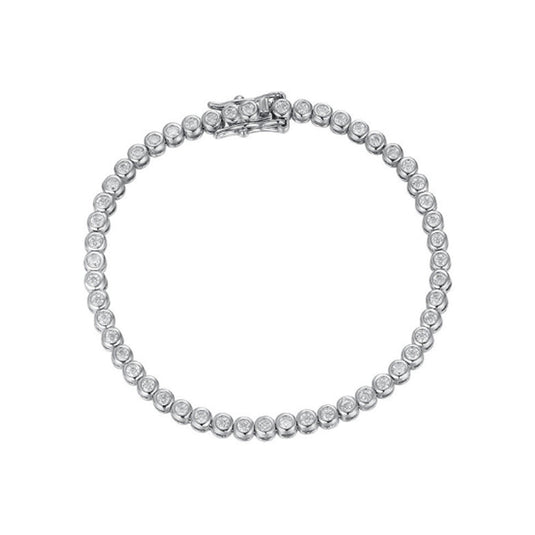 Bezel Tennis Bracelet