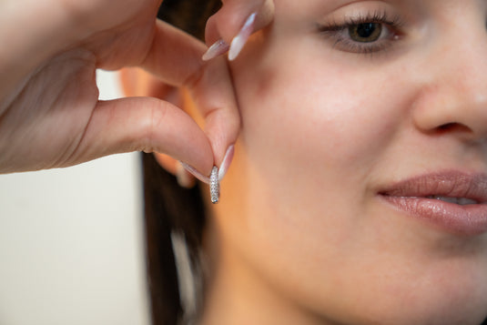 Round Huggie Earrings