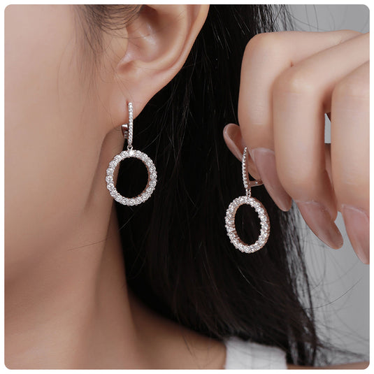 Circle Dangle Earrings