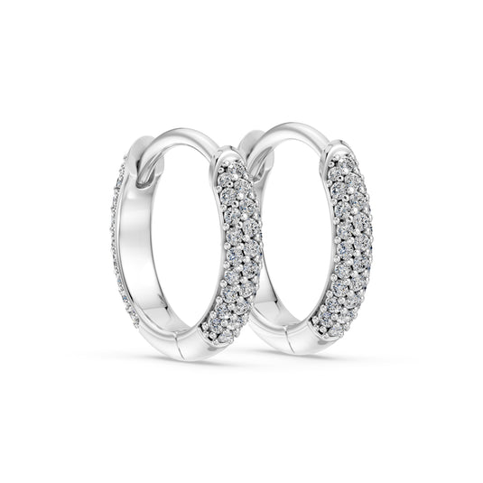 Round Huggie Earrings