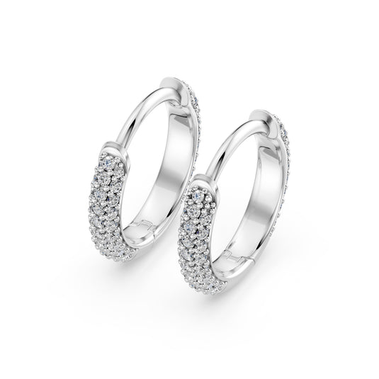 Round Huggie Earrings