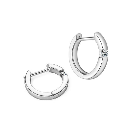 Round Huggie Earrings